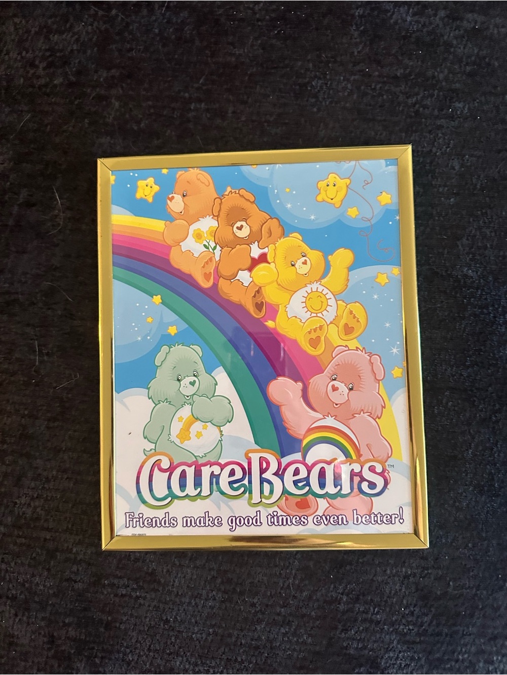 Care Bears Rainbow Wall Art - Blue, Yellow, Pink, Green, Orange, Purple
